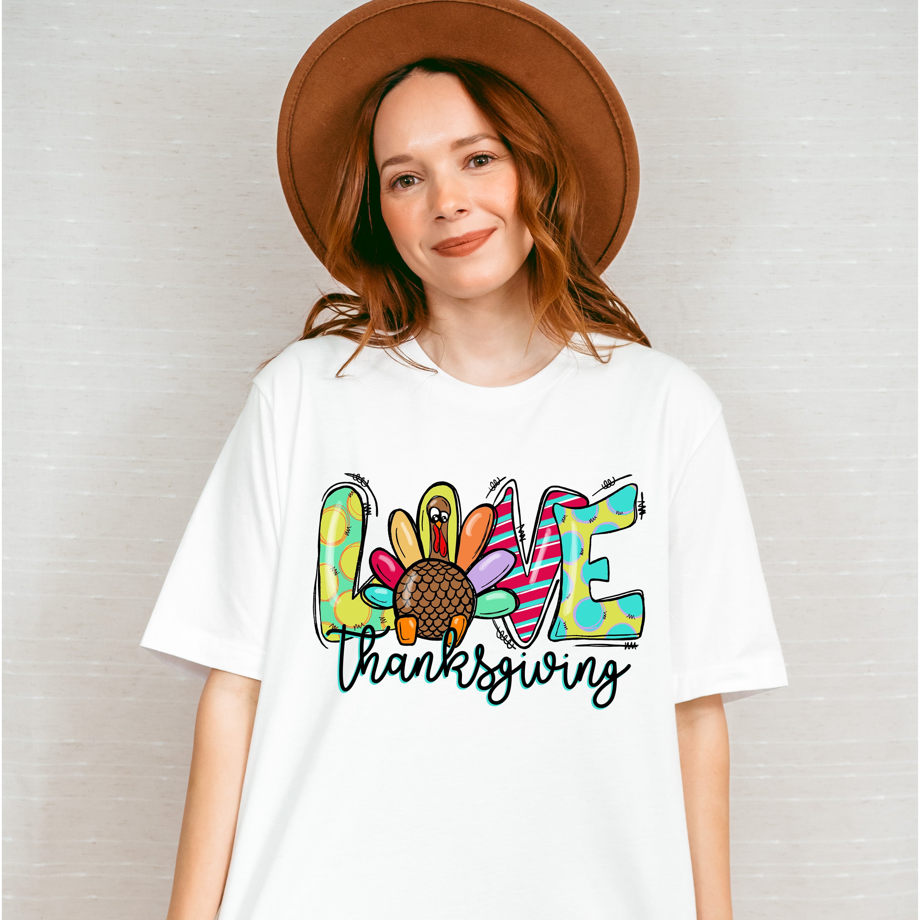 Love Thanksgiving Design - Thanksgiving Theme Unisex Crewneck T-Shirt Sweatshirt Hoodie