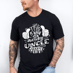 Awesome Uncle Looks Like - Uncle Unisex Crewneck T-Shirt Sweatshirt Hoodie