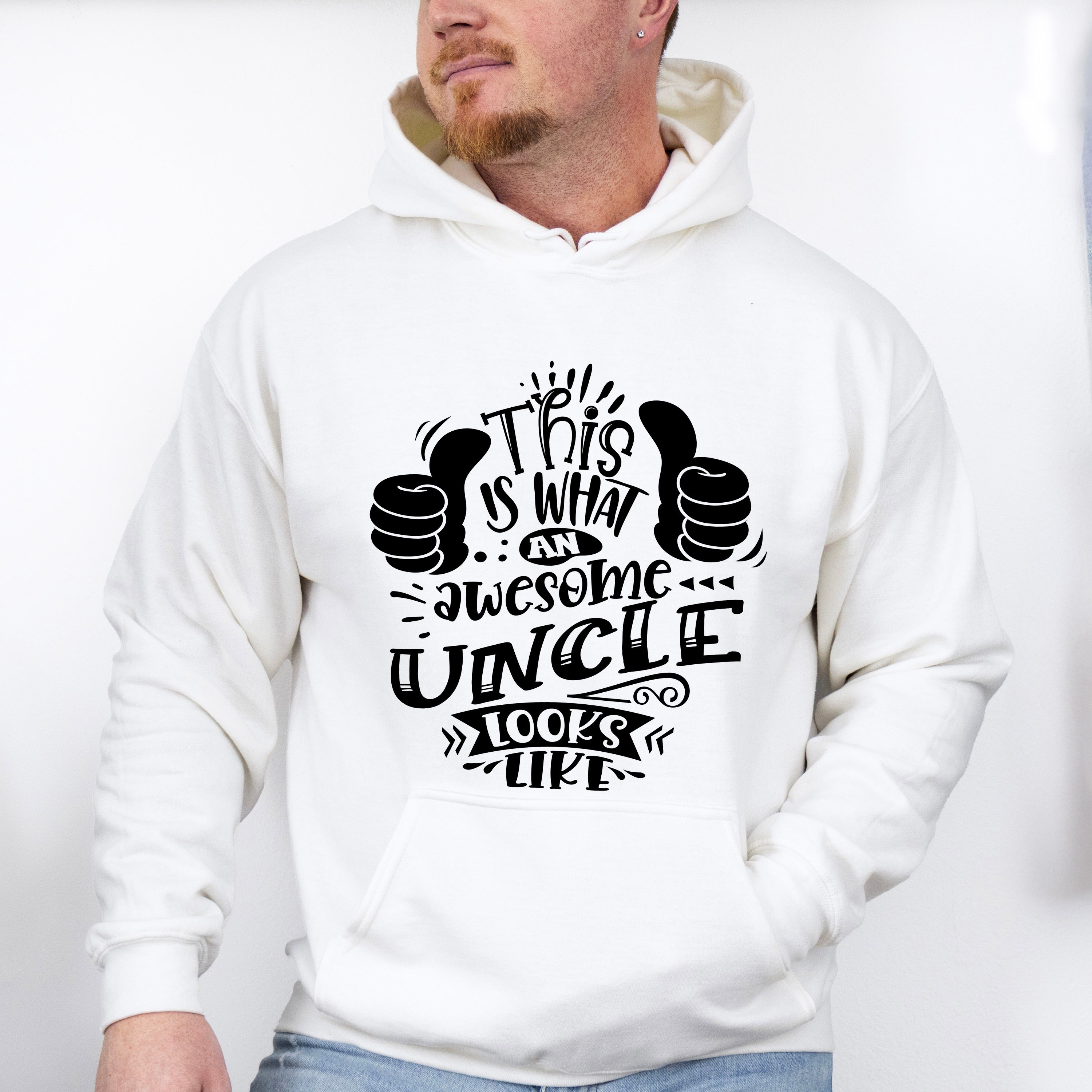 Awesome Uncle Looks Like - Uncle Unisex Crewneck T-Shirt Sweatshirt Hoodie