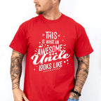 Awesome Uncle Looks Like Design - Uncle Unisex Crewneck T-Shirt Sweatshirt Hoodie