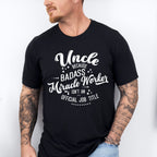 Badass Miracle Worker - Uncle Unisex Crewneck T-Shirt Sweatshirt Hoodie