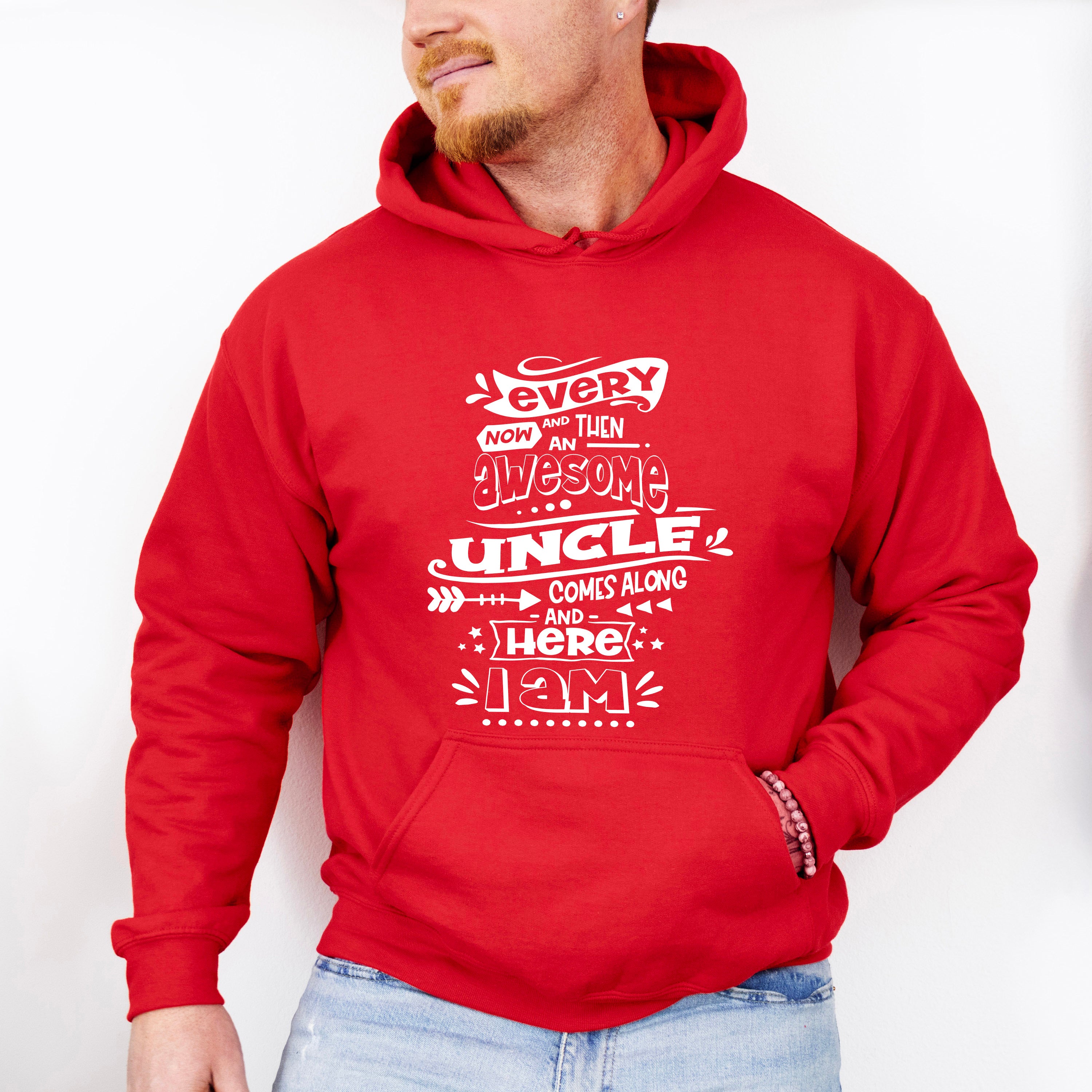 Awesome Uncle Comes Along - Uncle Unisex Crewneck T-Shirt Sweatshirt Hoodie