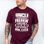 Awesome Hero - Uncle Unisex Crewneck T-Shirt Sweatshirt Hoodie