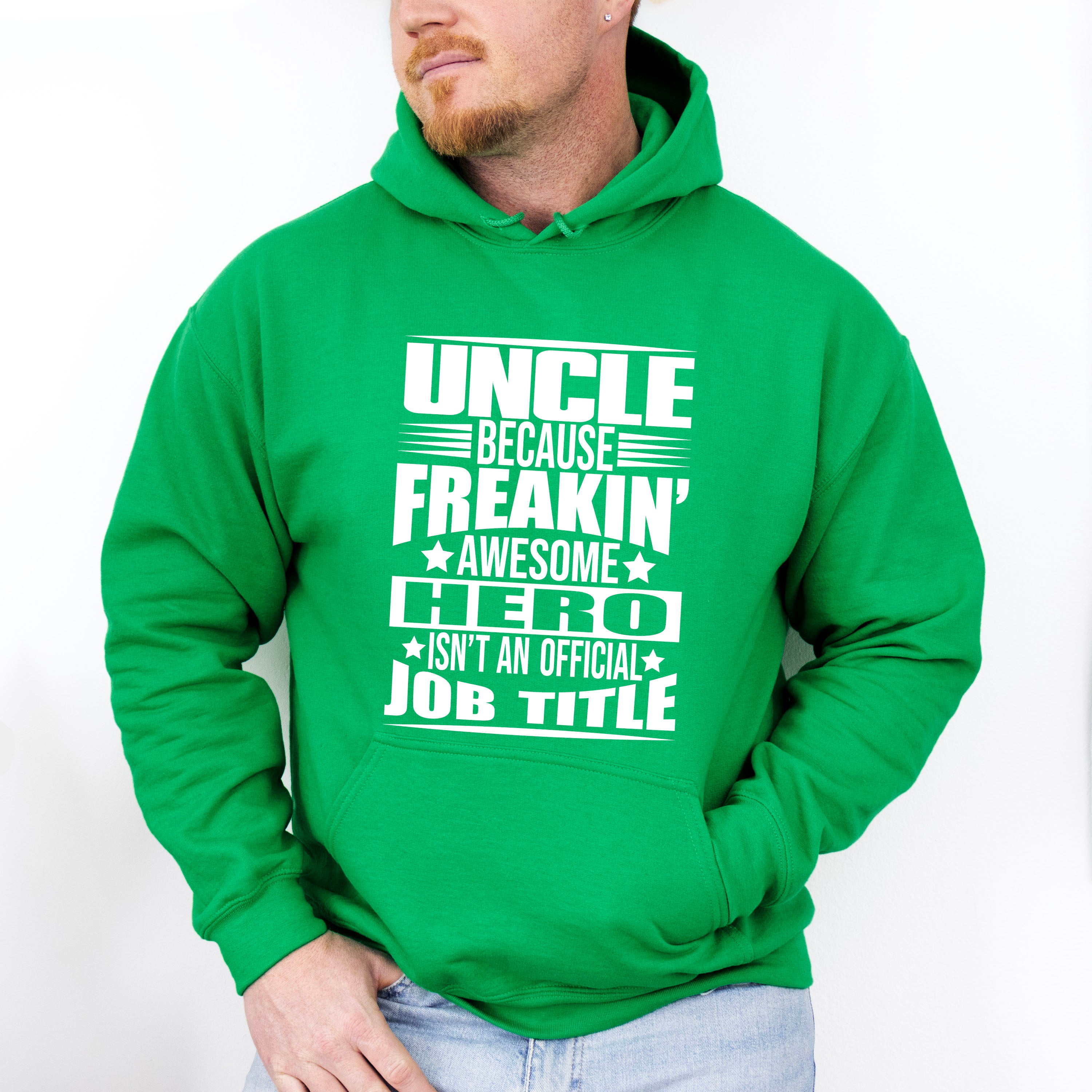 Awesome Hero - Uncle Unisex Crewneck T-Shirt Sweatshirt Hoodie