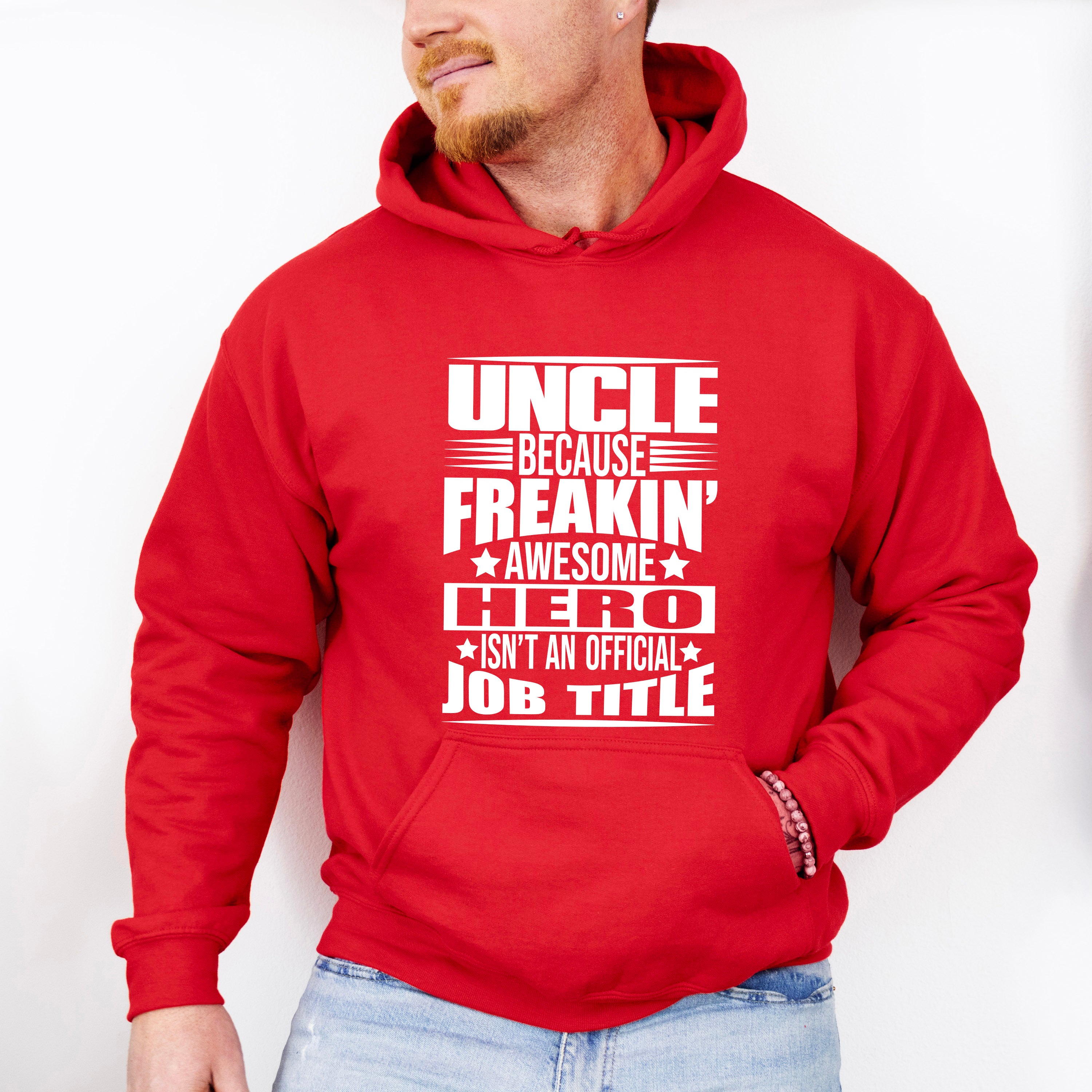 Awesome Hero - Uncle Unisex Crewneck T-Shirt Sweatshirt Hoodie
