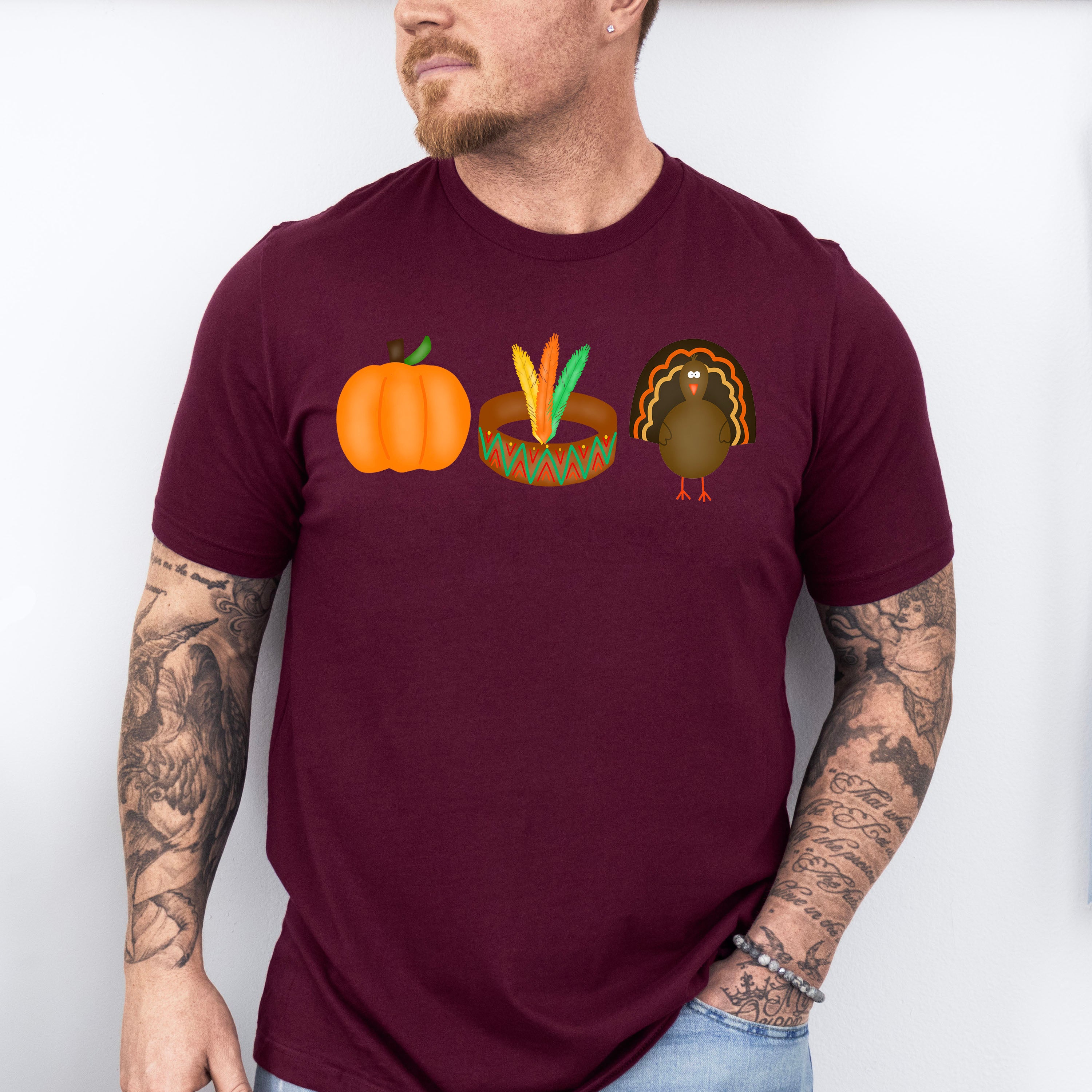Thanksgiving Design - Thanksgiving Theme Unisex Crewneck T-Shirt Sweatshirt Hoodie
