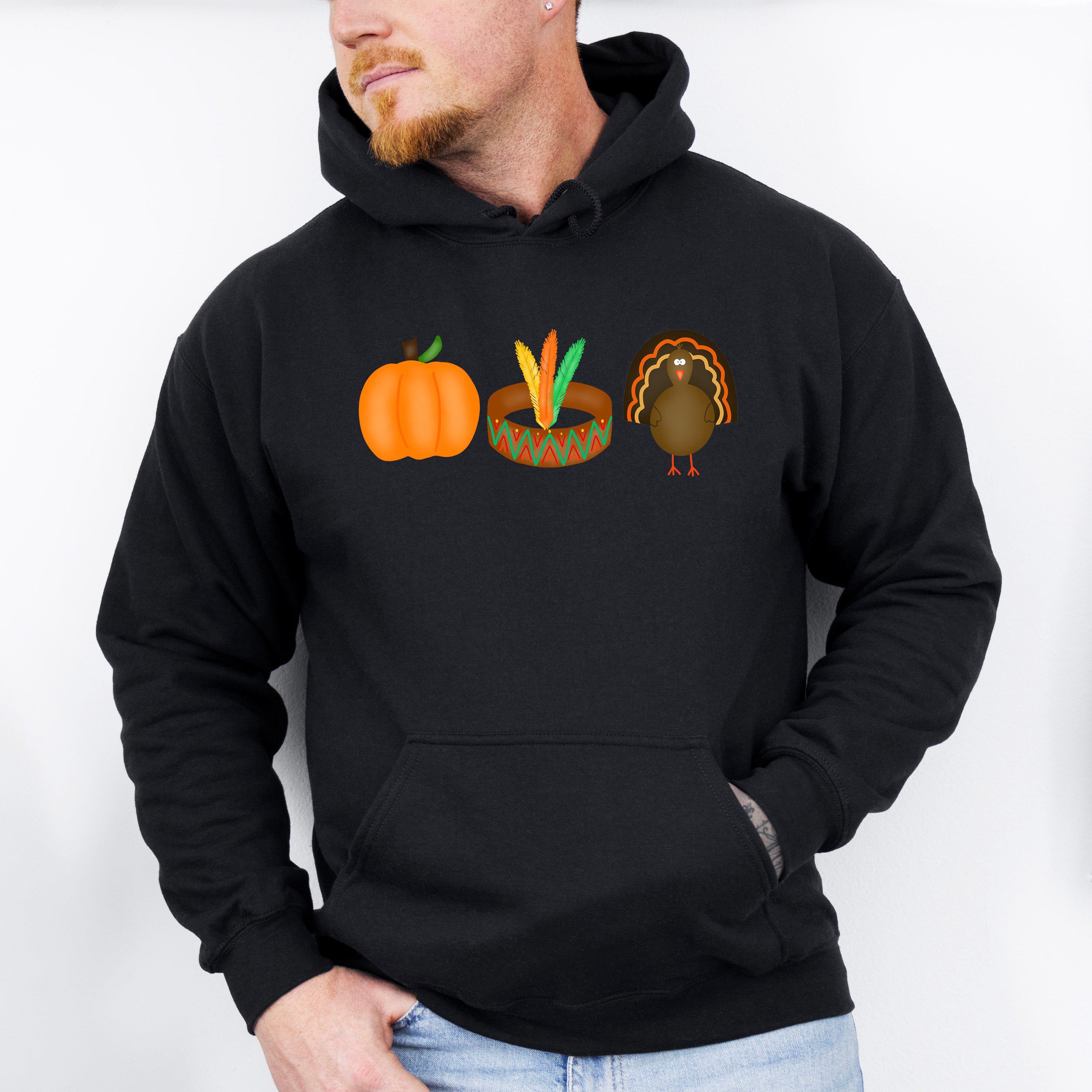 Thanksgiving Design - Thanksgiving Theme Unisex Crewneck T-Shirt Sweatshirt Hoodie
