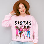 Sistas - Sister Unisex Crewneck T-Shirt Sweatshirt Hoodie