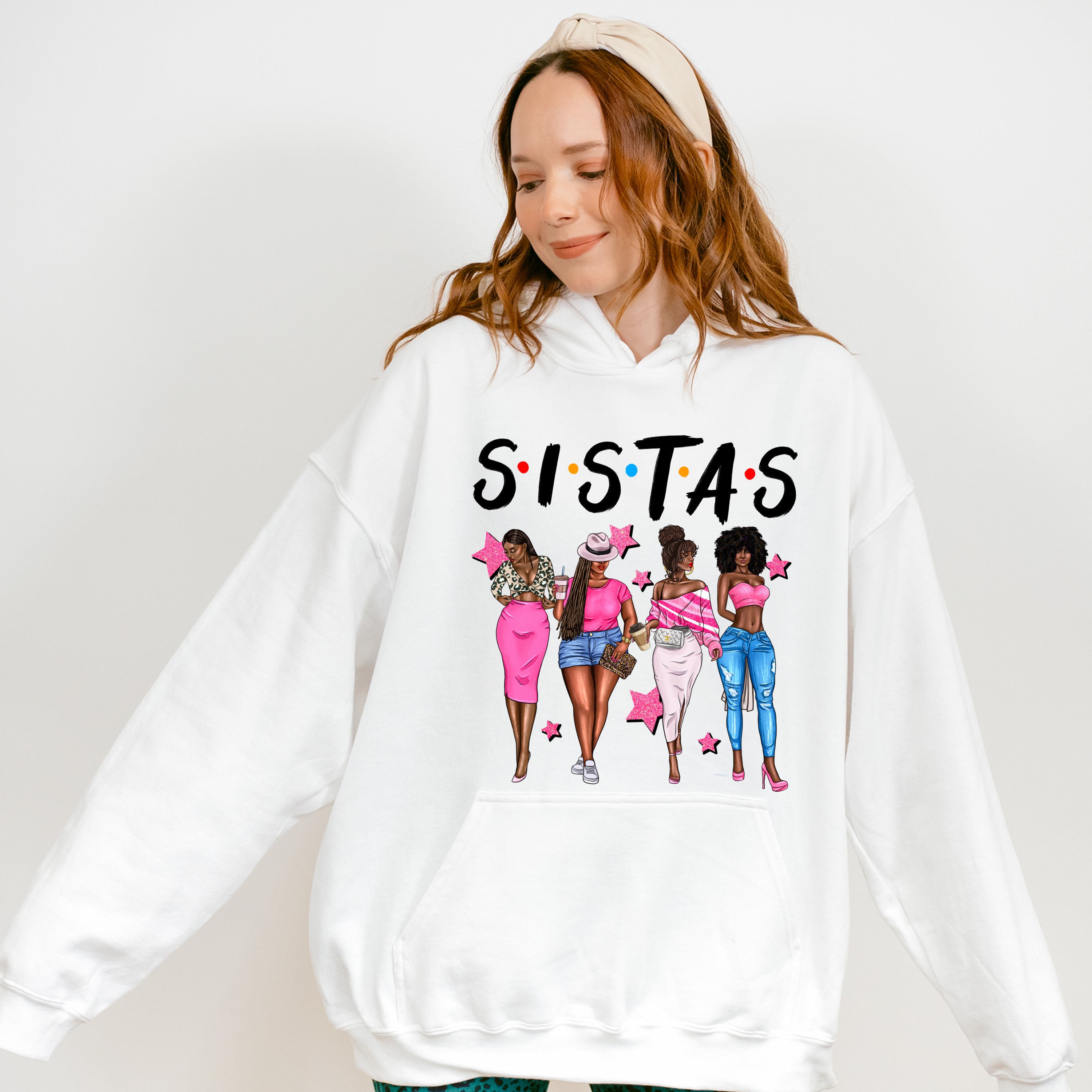Sistas - Sister Unisex Crewneck T-Shirt Sweatshirt Hoodie