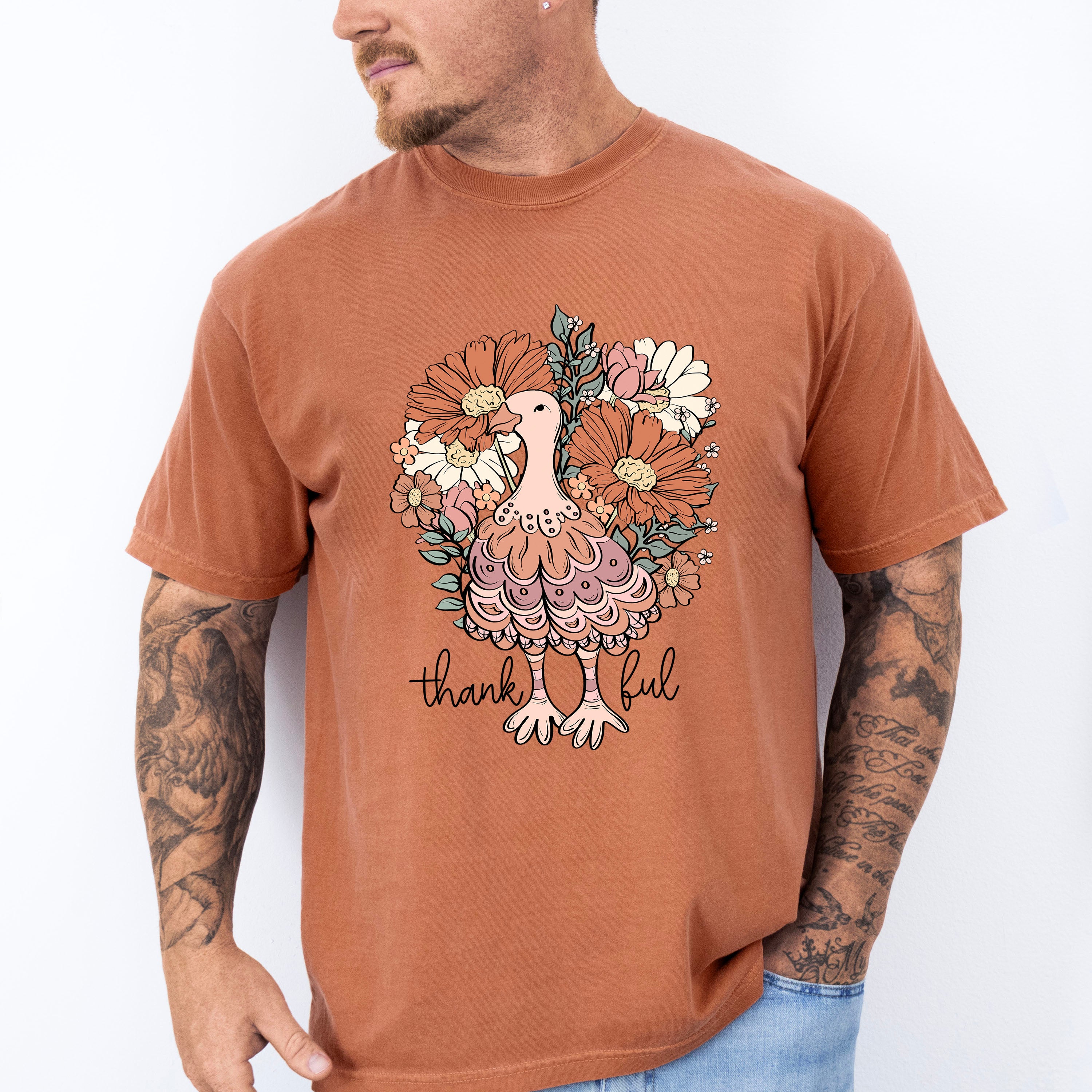 Thankful Gobble Thanksgiving Design - Thanksgiving Theme Unisex Crewneck T-Shirt Sweatshirt Hoodie