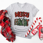 Merry And Bright - Christmas Unisex Crewneck T-Shirt Sweatshirt Hoodie