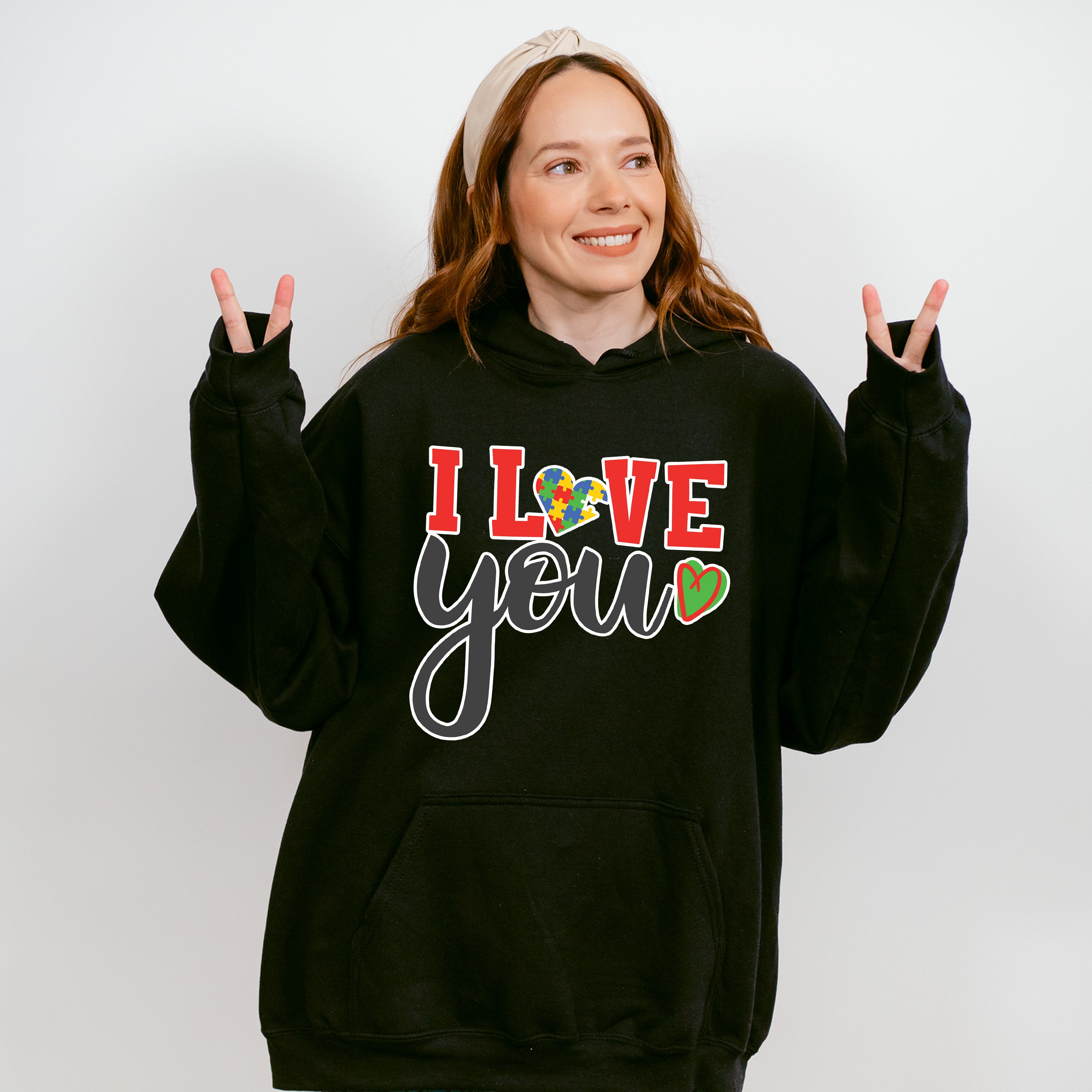 I Love You Puzzle - Sister Unisex Crewneck T-Shirt Sweatshirt Hoodie