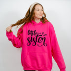 Little Sister Cursive Design - Sister Unisex Crewneck T-Shirt Sweatshirt Hoodie