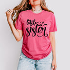 Little Sister Cursive Design - Sister Unisex Crewneck T-Shirt Sweatshirt Hoodie