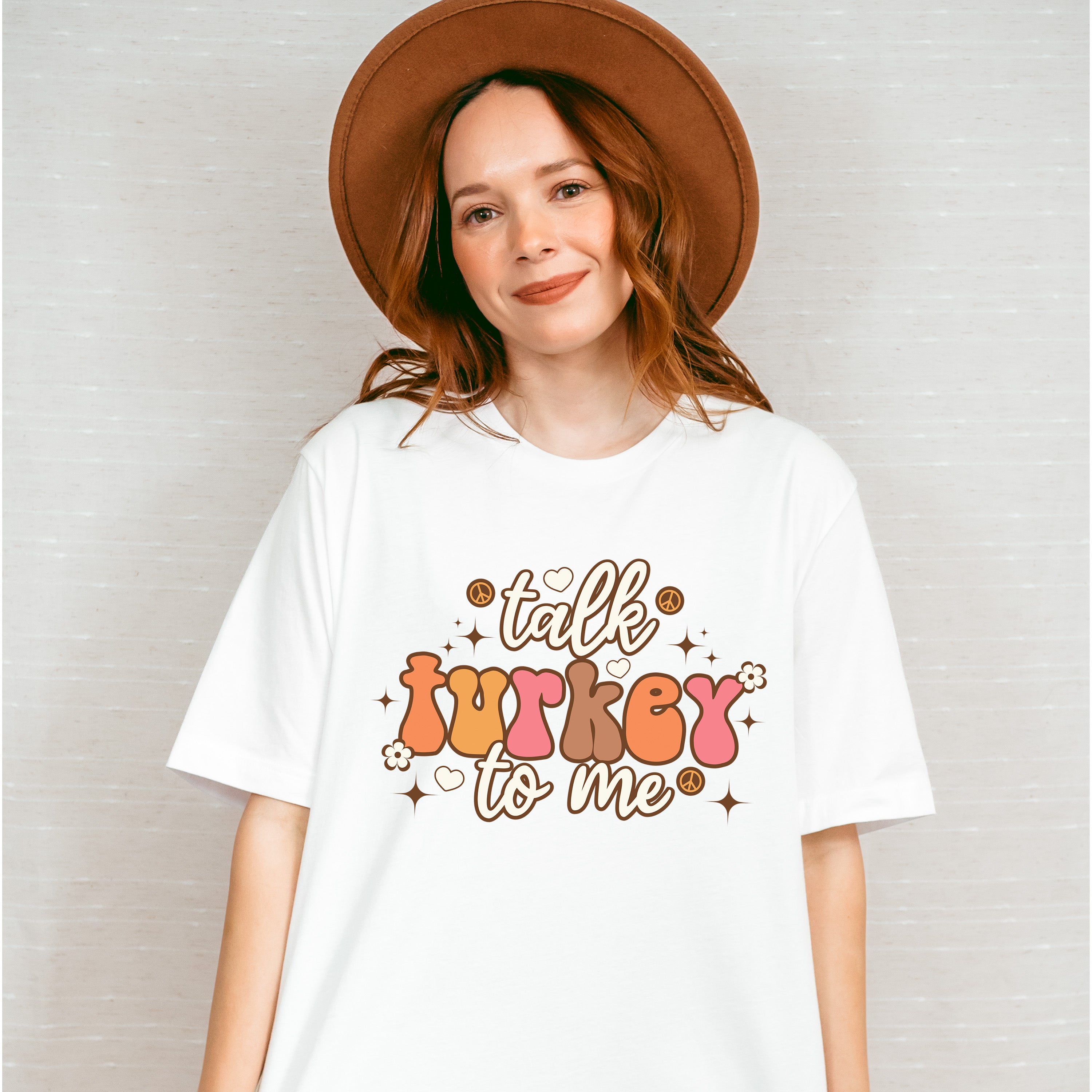 Talk Turkey To Me - Thanksgiving Theme Unisex Crewneck T-Shirt Sweatshirt Hoodie