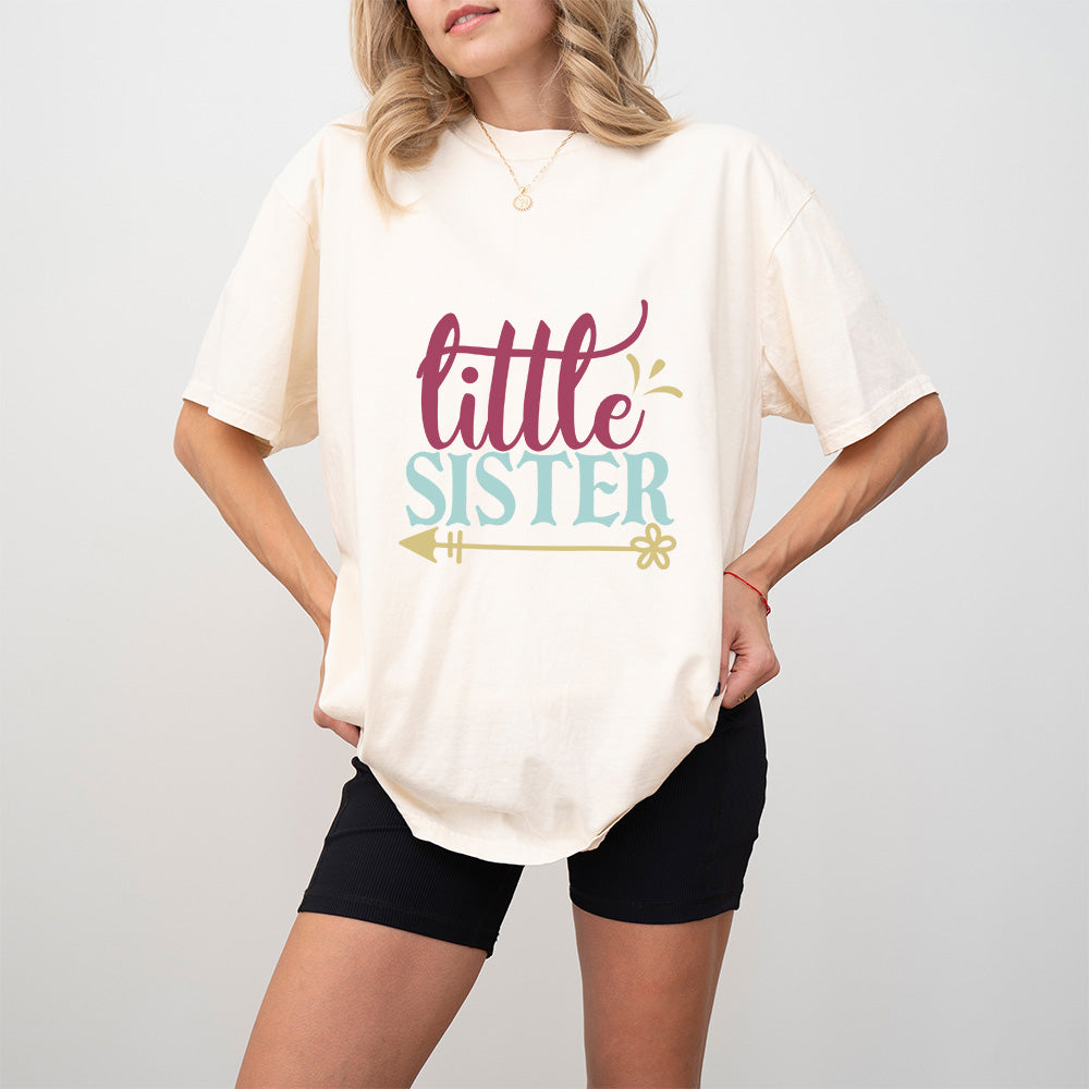 Little Sister Colorful Design - Sister Unisex Crewneck T-Shirt Sweatshirt Hoodie