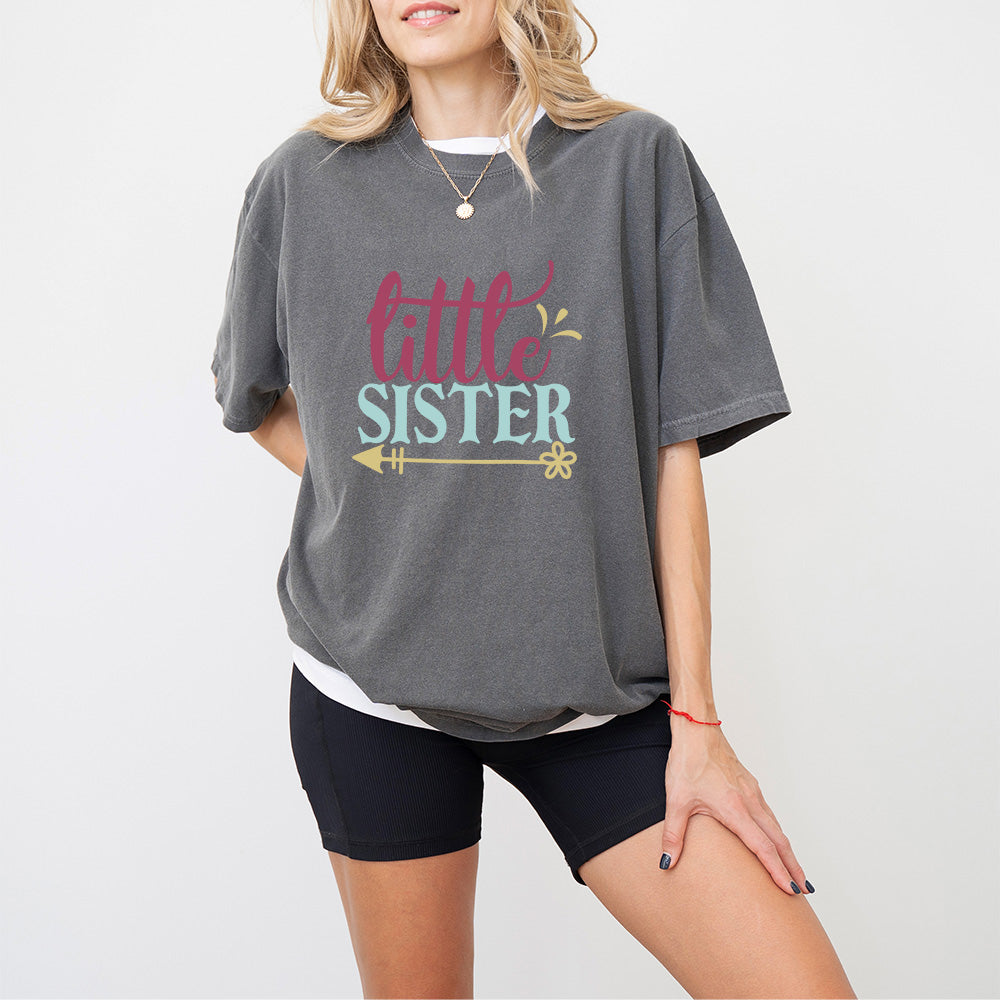 Little Sister Colorful Design - Sister Unisex Crewneck T-Shirt Sweatshirt Hoodie