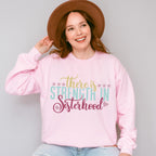 Strength In Sisterhood Colorful - Sister Unisex Crewneck T-Shirt Sweatshirt Hoodie