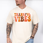 Thankful Vibes - Thanksgiving Theme Unisex Crewneck T-Shirt Sweatshirt Hoodie