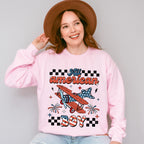 All American Boy Plane - Kids Unisex Crewneck T-Shirt Sweatshirt Hoodie