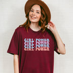 Girl Power Design - Kids Unisex Crewneck T-Shirt Sweatshirt Hoodie