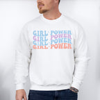 Girl Power Design - Kids Unisex Crewneck T-Shirt Sweatshirt Hoodie