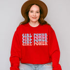 Girl Power Design - Kids Unisex Crewneck T-Shirt Sweatshirt Hoodie
