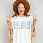 Girl Power Design - Kids Unisex Crewneck T-Shirt Sweatshirt Hoodie