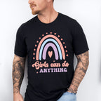 Girls Can Do Anything - Kids Unisex Crewneck T-Shirt Sweatshirt Hoodie