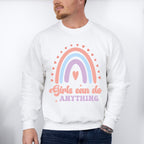 Girls Can Do Anything - Kids Unisex Crewneck T-Shirt Sweatshirt Hoodie