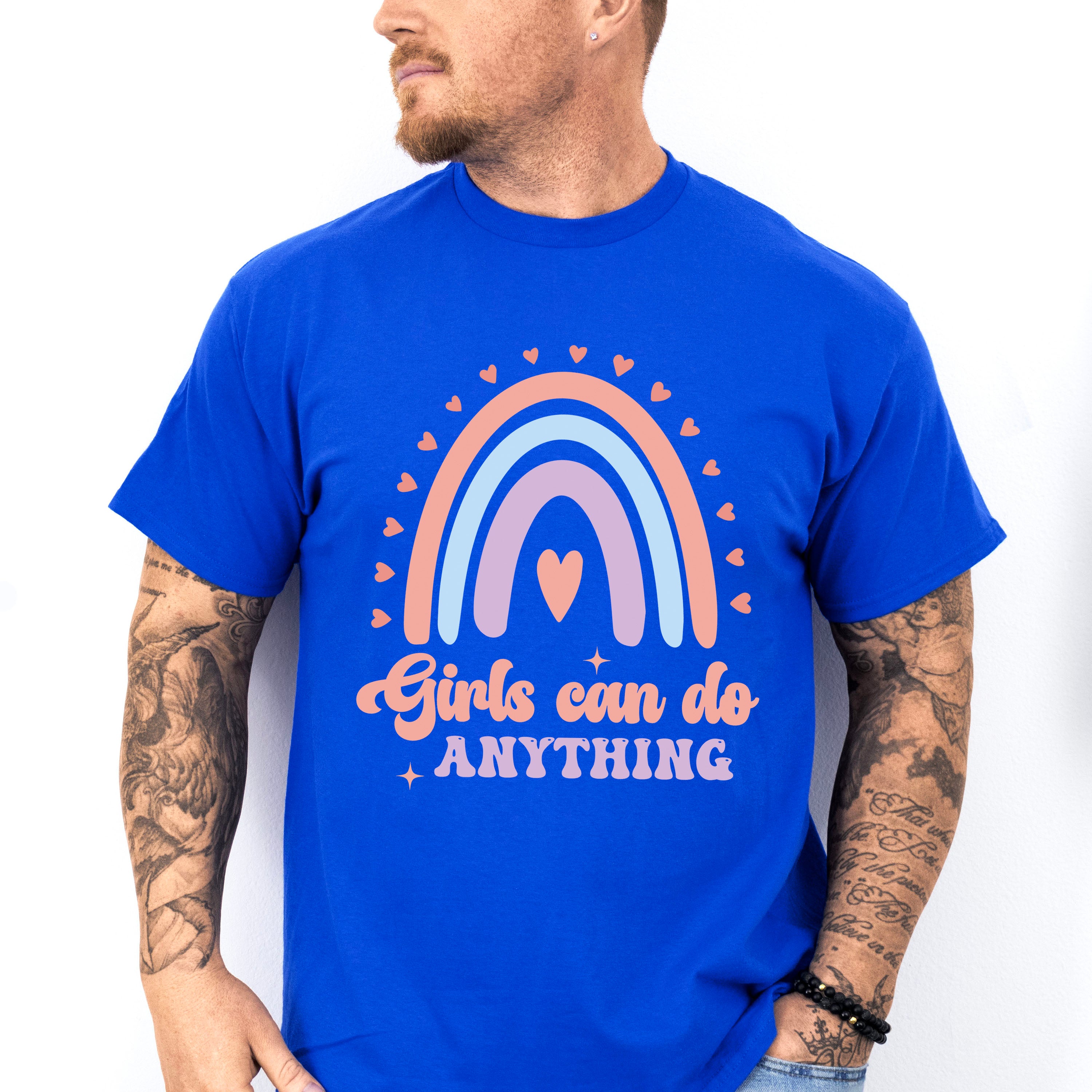 Girls Can Do Anything - Kids Unisex Crewneck T-Shirt Sweatshirt Hoodie