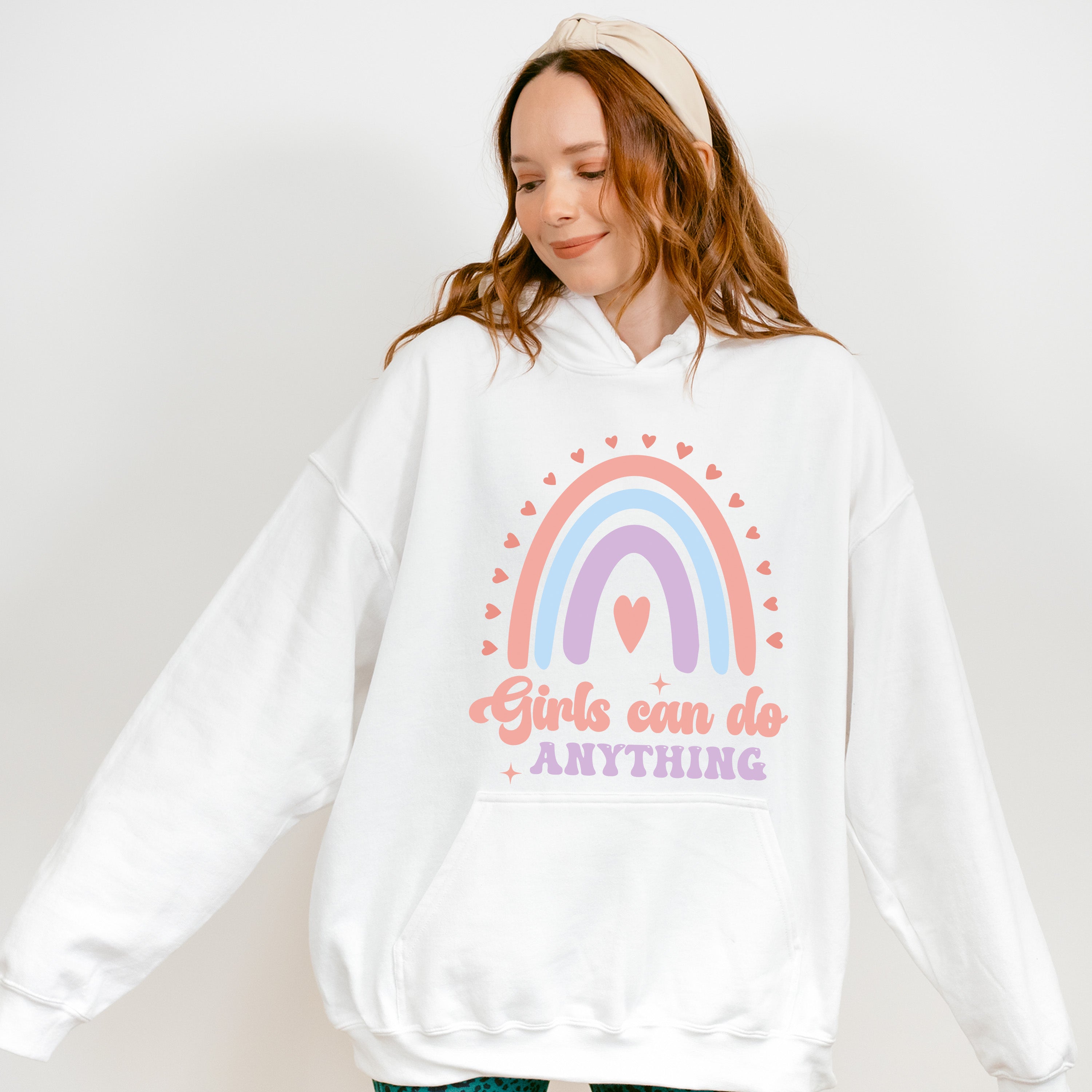 Girls Can Do Anything - Kids Unisex Crewneck T-Shirt Sweatshirt Hoodie