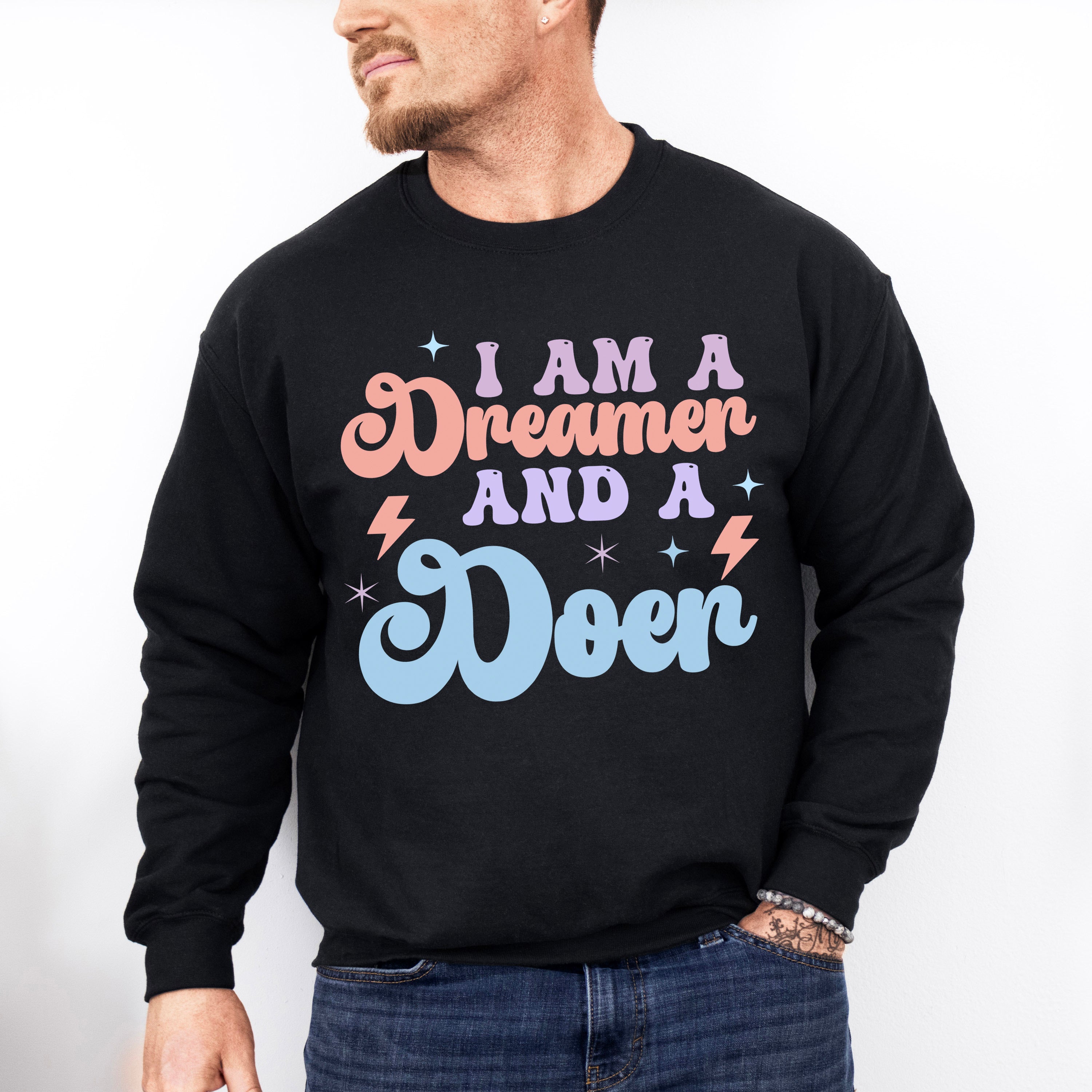 Dreamer And A Doer - Kids Unisex Crewneck T-Shirt Sweatshirt Hoodie