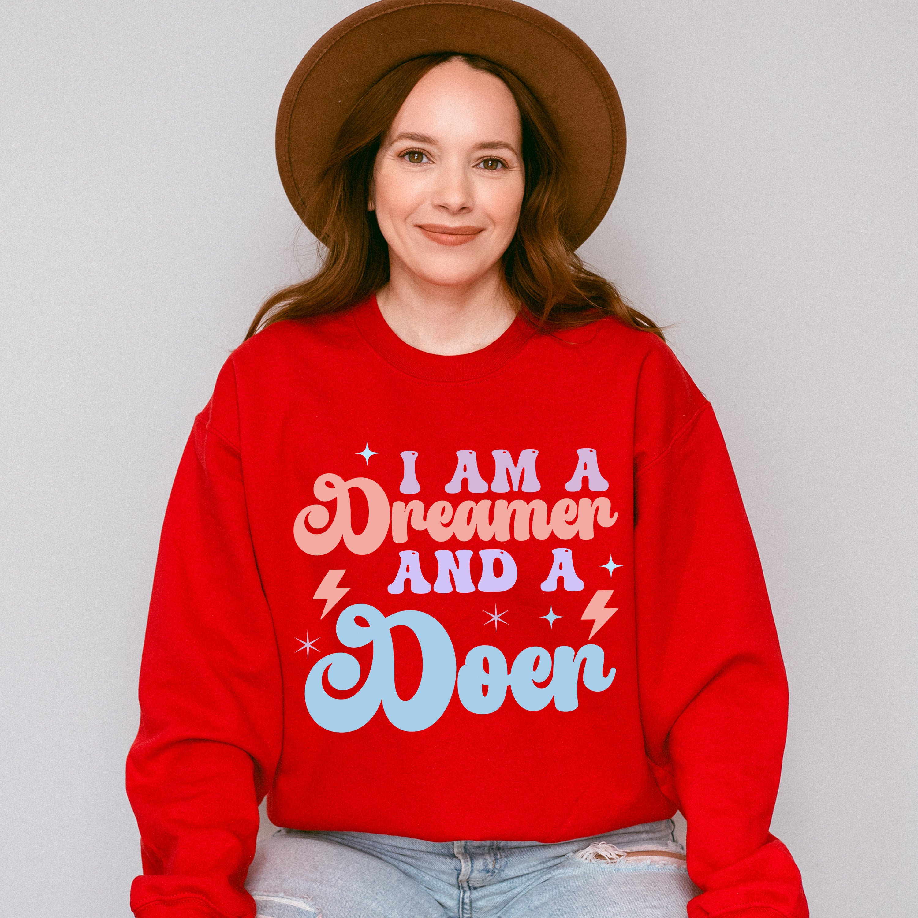 Dreamer And A Doer - Kids Unisex Crewneck T-Shirt Sweatshirt Hoodie