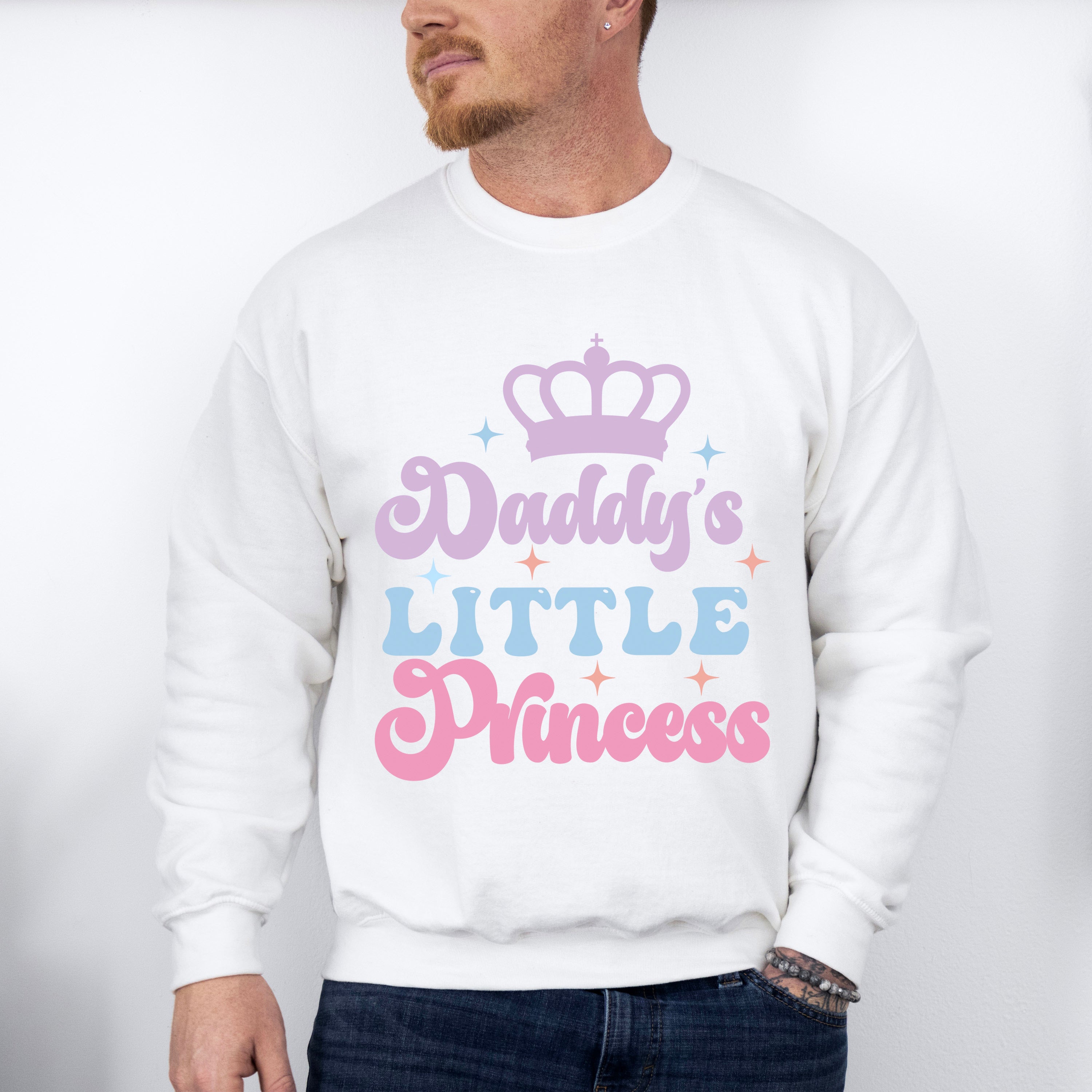 Daddy's Little Princess - Kids Unisex Crewneck T-Shirt Sweatshirt Hoodie