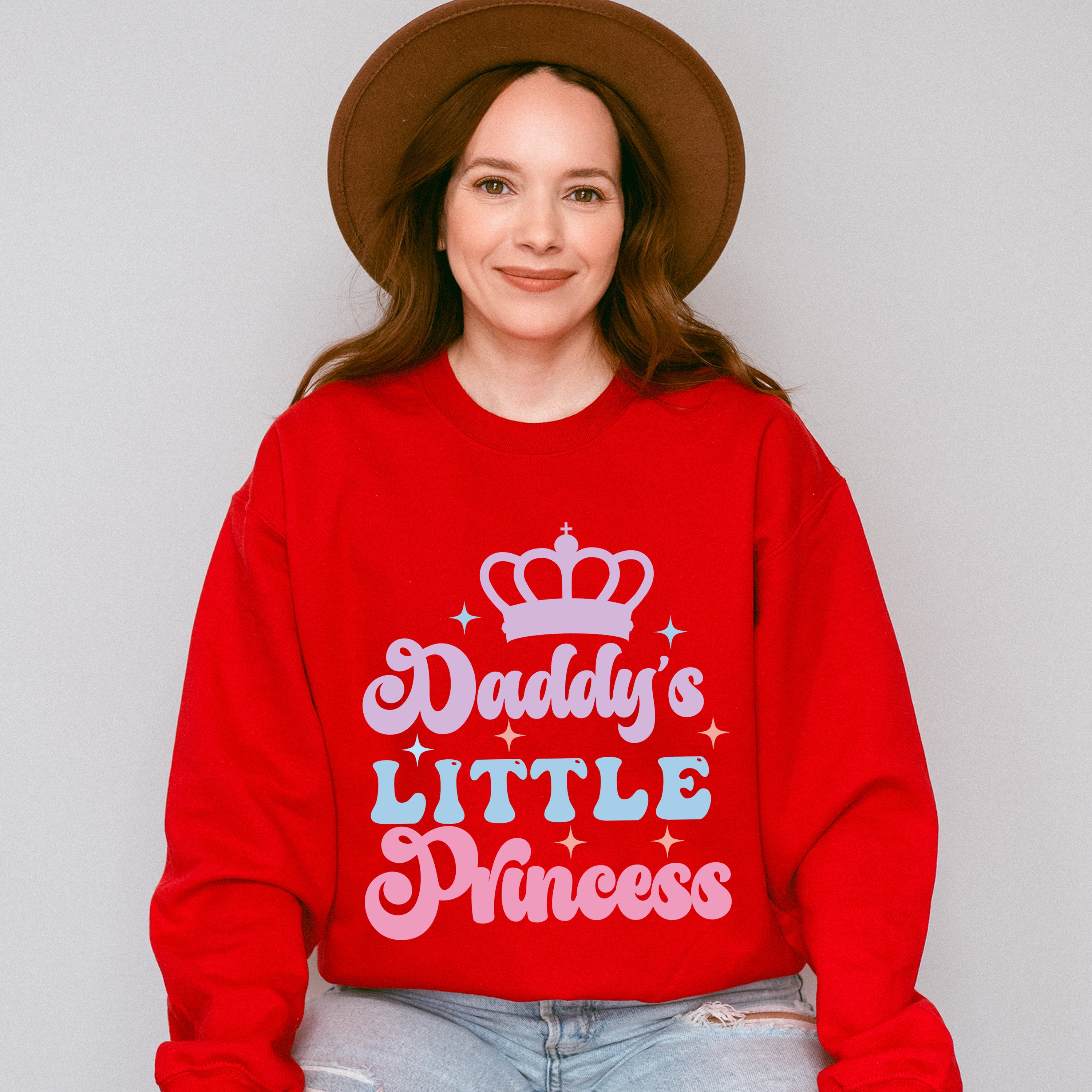 Daddy's Little Princess - Kids Unisex Crewneck T-Shirt Sweatshirt Hoodie