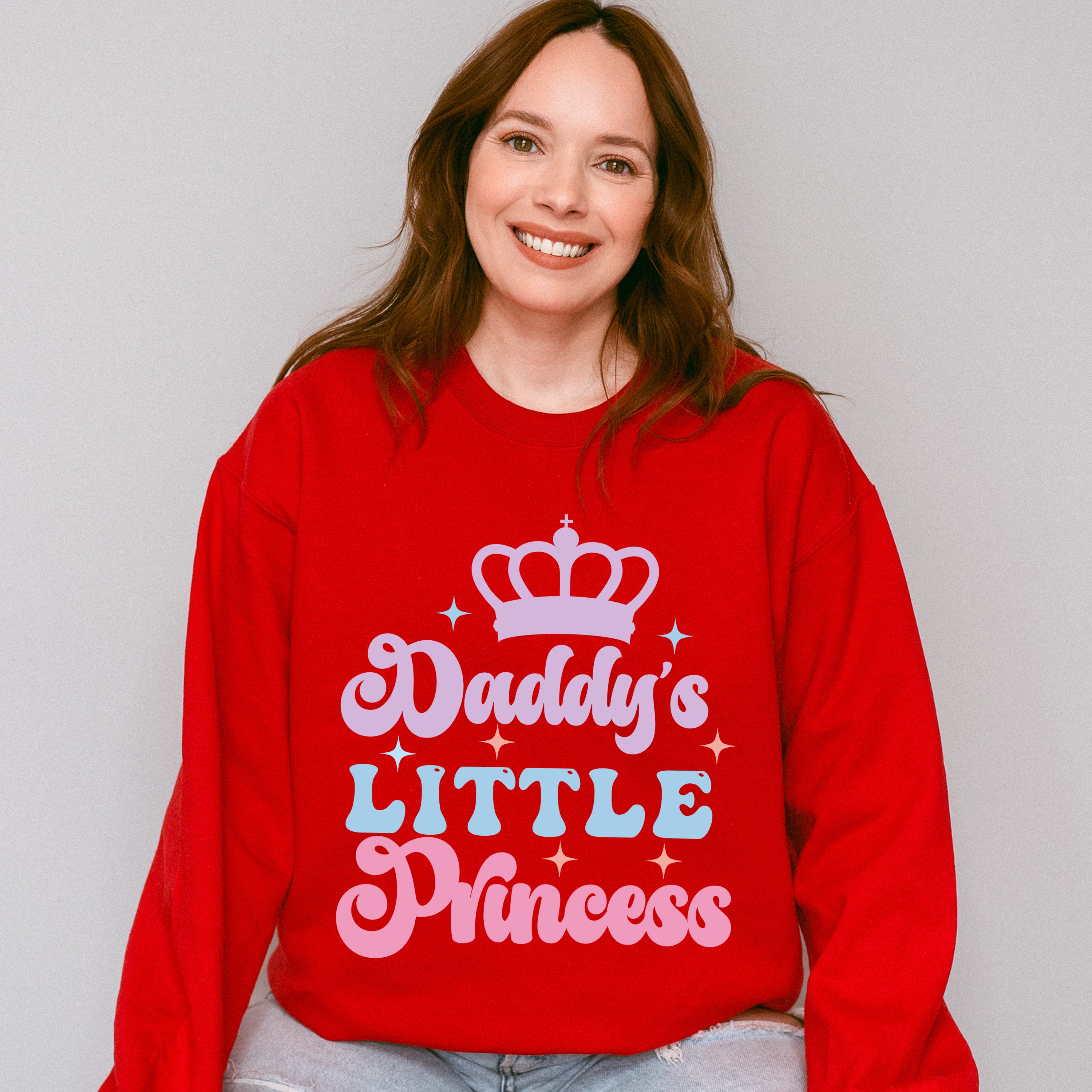 Daddy's Little Princess - Kids Unisex Crewneck T-Shirt Sweatshirt Hoodie
