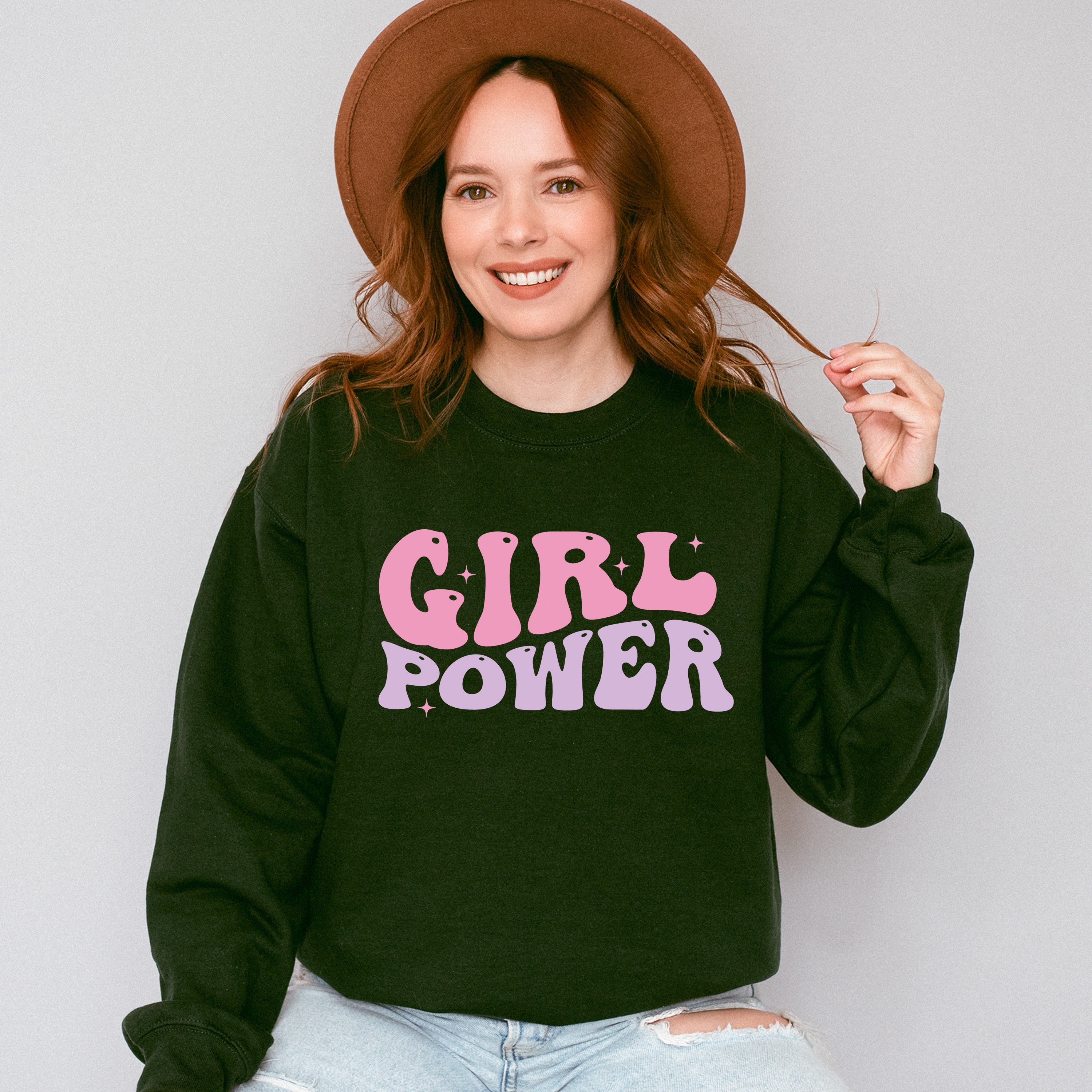 Girl Power - Kids Unisex Crewneck T-Shirt Sweatshirt Hoodie