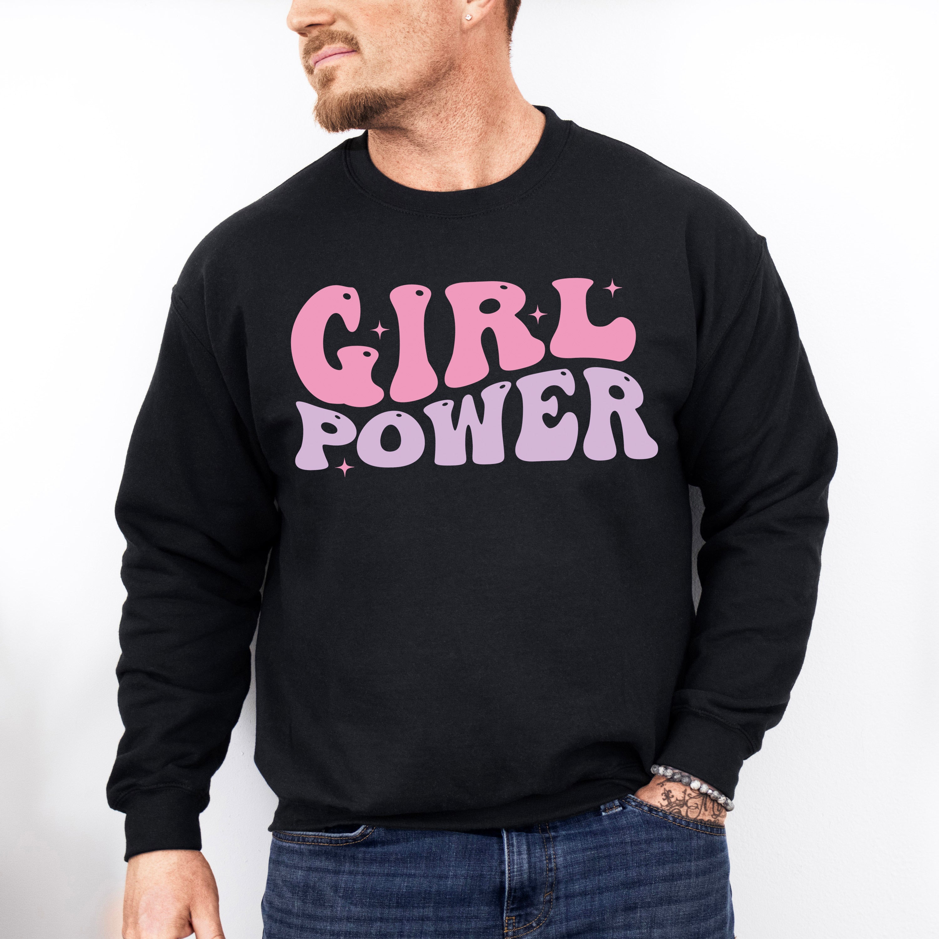 Girl Power - Kids Unisex Crewneck T-Shirt Sweatshirt Hoodie