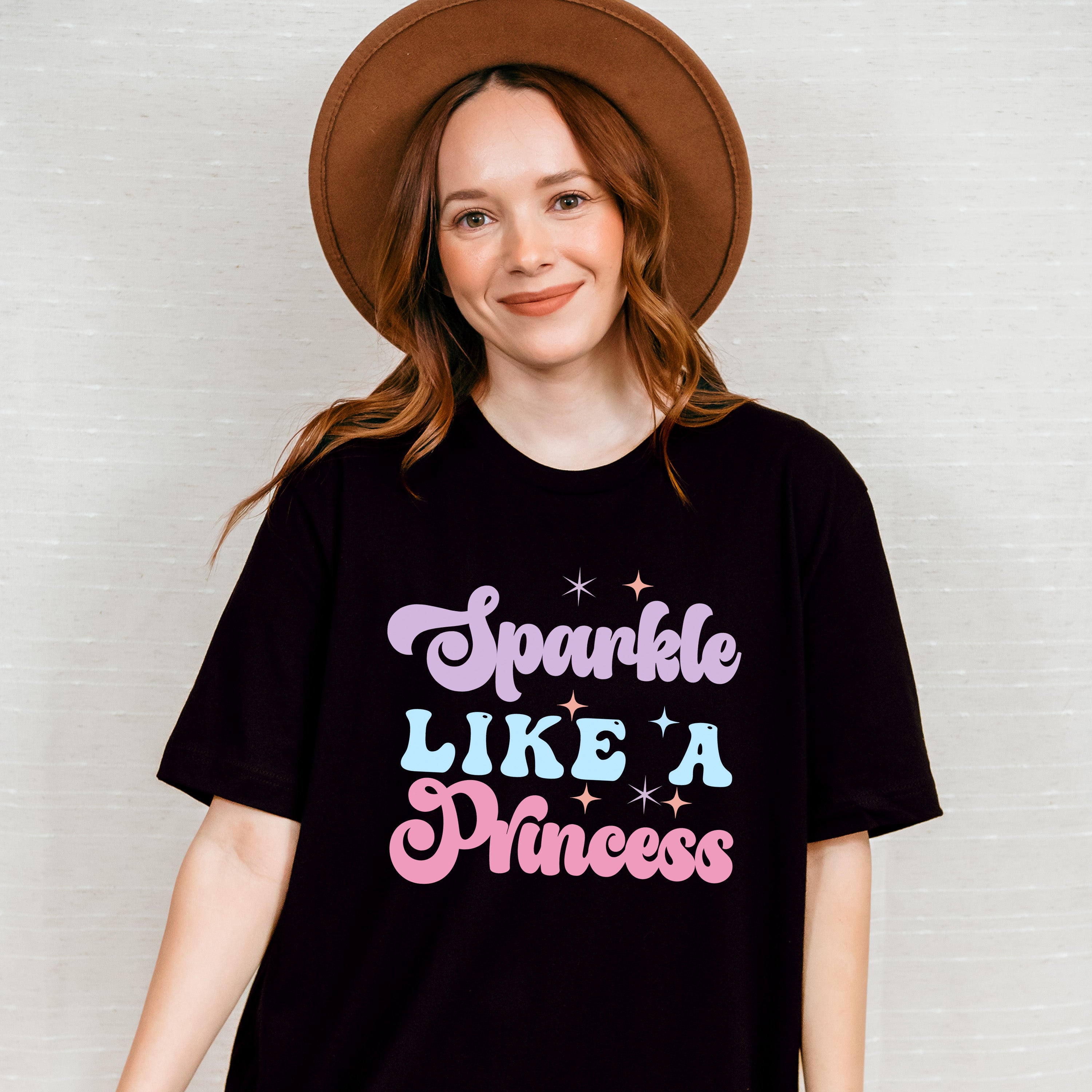 Sparkle Like A Princess - Kids Unisex Crewneck T-Shirt Sweatshirt Hoodie