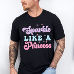 Sparkle Like A Princess - Kids Unisex Crewneck T-Shirt Sweatshirt Hoodie