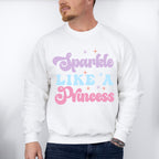 Sparkle Like A Princess - Kids Unisex Crewneck T-Shirt Sweatshirt Hoodie