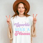 Sparkle Like A Princess - Kids Unisex Crewneck T-Shirt Sweatshirt Hoodie