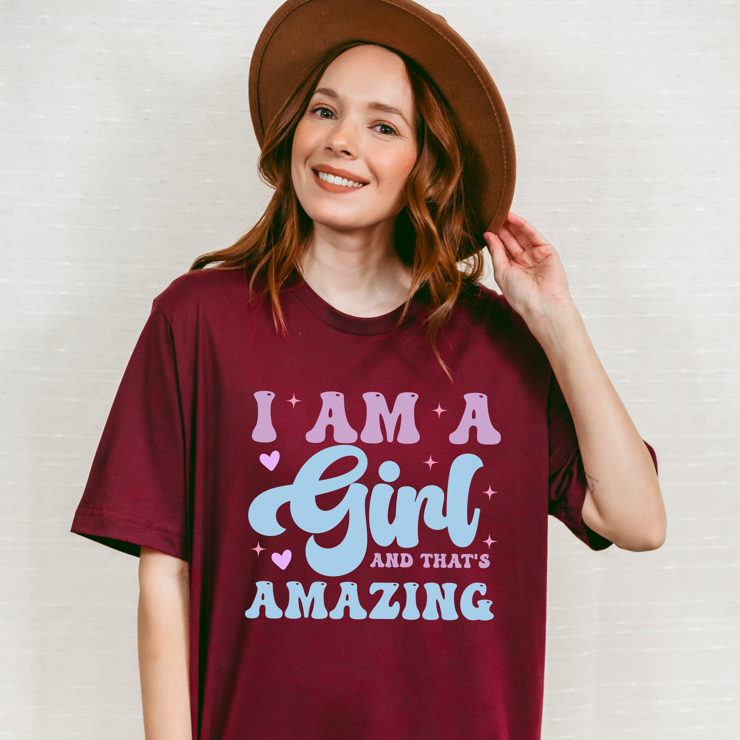 I Am A Girl  - Kids Unisex Crewneck T-Shirt Sweatshirt Hoodie