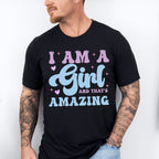 I Am A Girl  - Kids Unisex Crewneck T-Shirt Sweatshirt Hoodie