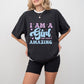 I Am A Girl  - Kids Unisex Crewneck T-Shirt Sweatshirt Hoodie