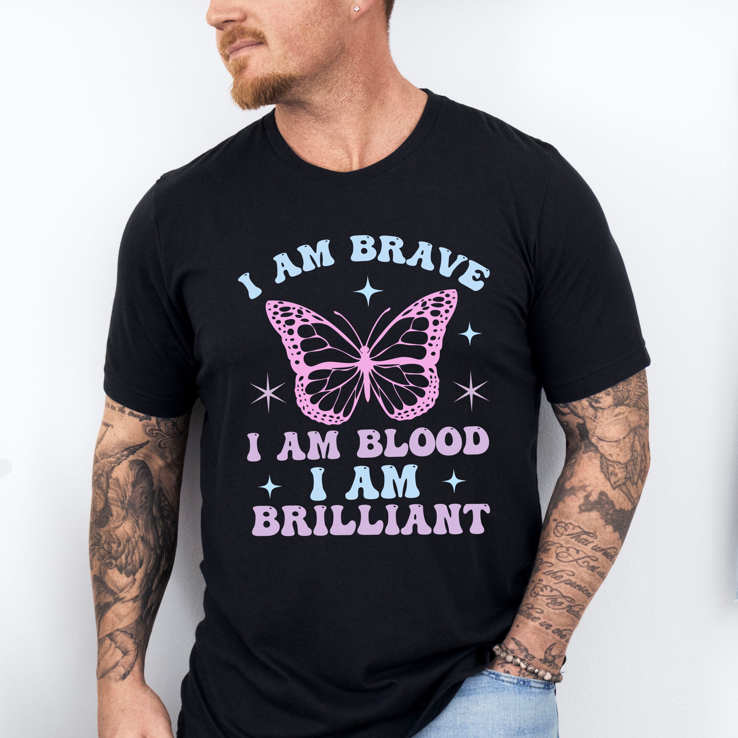 I Am Brave - Kids Unisex Crewneck T-Shirt Sweatshirt Hoodie