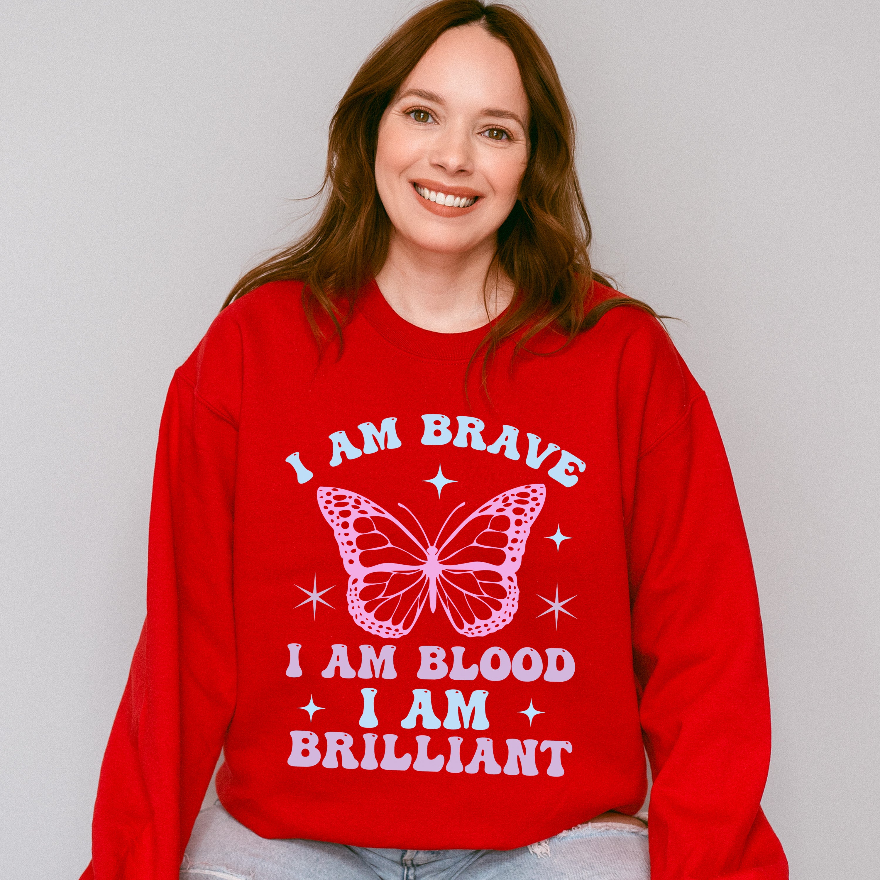 I Am Brave - Kids Unisex Crewneck T-Shirt Sweatshirt Hoodie