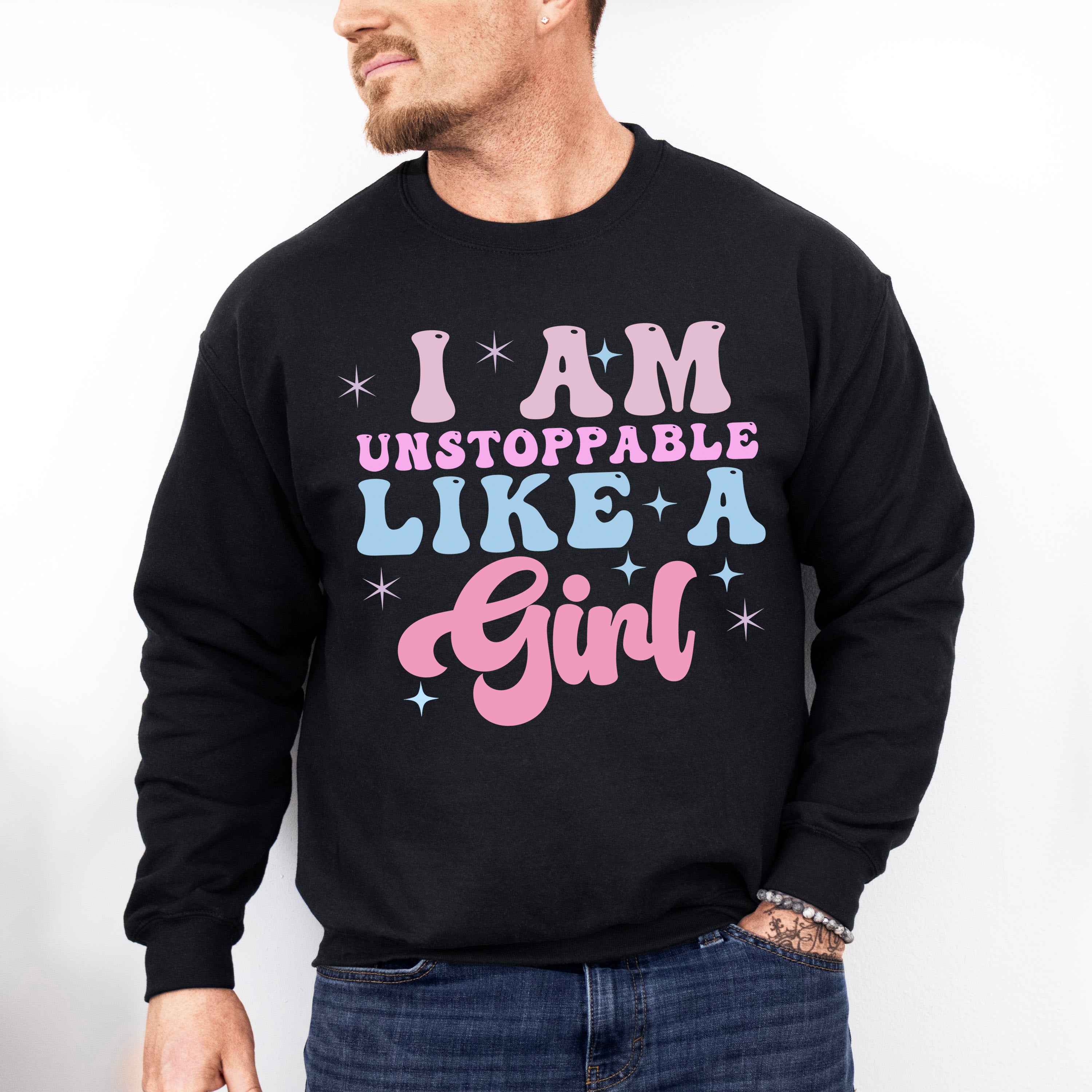 I Am Unstoppable - Kids Unisex Crewneck T-Shirt Sweatshirt Hoodie