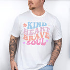 Kind Heart Brave Soul - Kids Unisex Crewneck T-Shirt Sweatshirt Hoodie